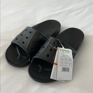 Women’s size 8 Black Crocs Slide Sandals